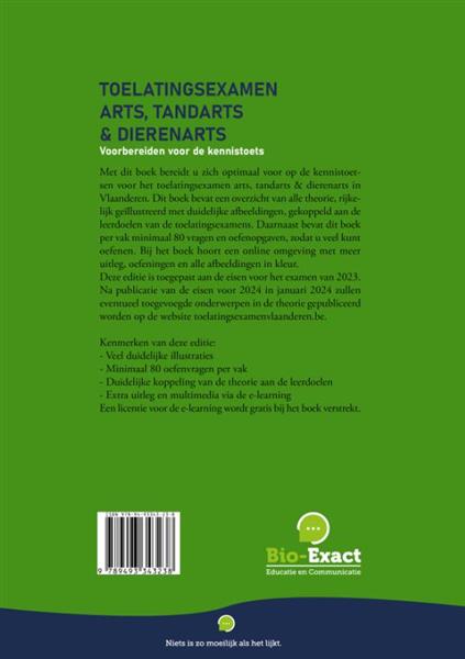 Grote foto toelatingsexamen arts tandarts dierenarts boeken overige boeken