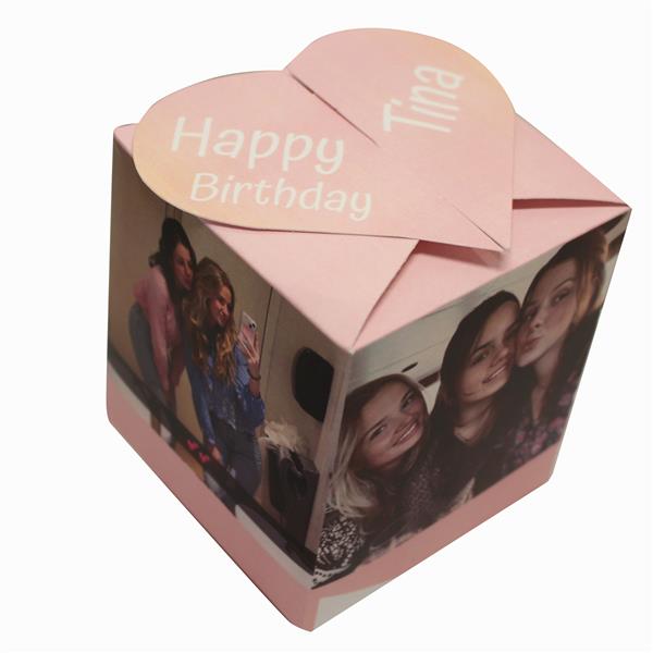 Grote foto sweet sixteen cadeaudoosje diversen cadeautjes en bonnen