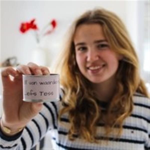 Grote foto sweet sixteen cadeaudoosje diversen cadeautjes en bonnen
