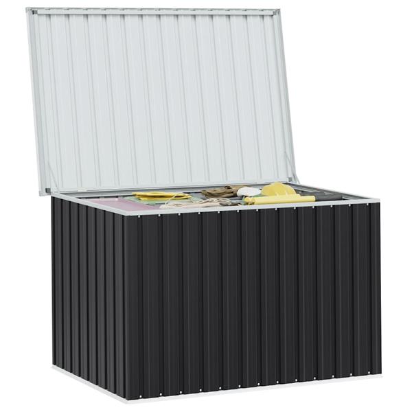 Grote foto vidaxl tuinbox 149x99x93 cm antraciet tuin en terras overige tuin en terras
