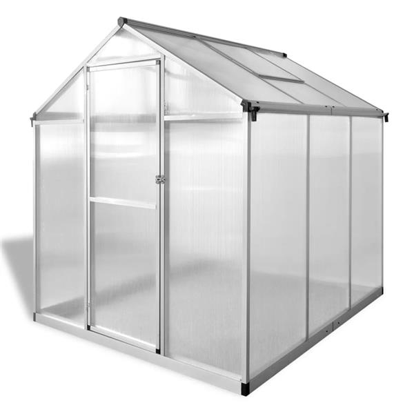 Grote foto vidaxl tuinkas 3 46 m versterkt aluminium tuin en terras overige tuin en terras