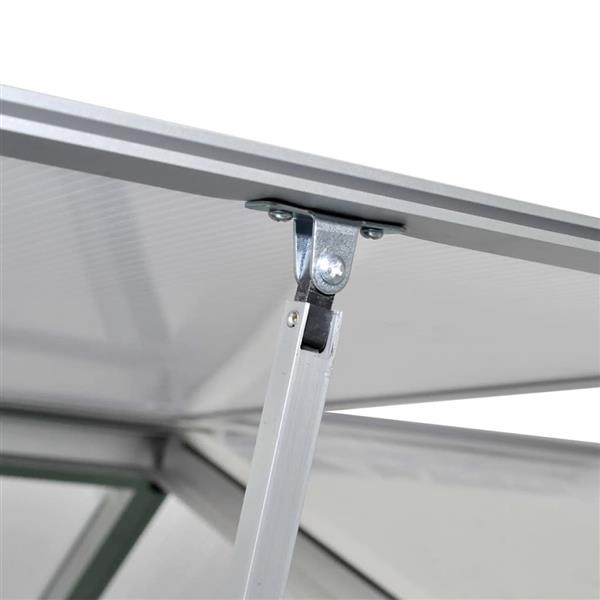 Grote foto vidaxl tuinkas 3 46 m versterkt aluminium tuin en terras overige tuin en terras