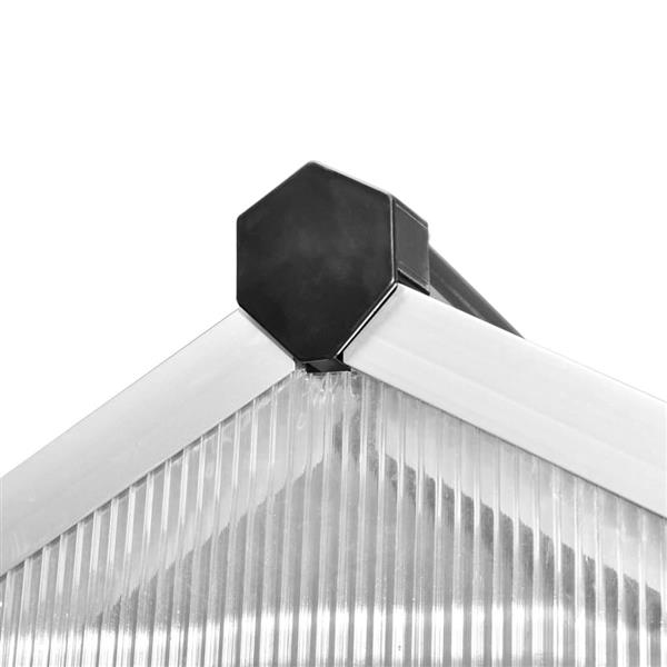 Grote foto vidaxl tuinkas 3 46 m versterkt aluminium tuin en terras overige tuin en terras