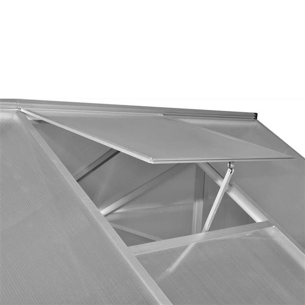 Grote foto vidaxl tuinkas 3 46 m versterkt aluminium tuin en terras overige tuin en terras