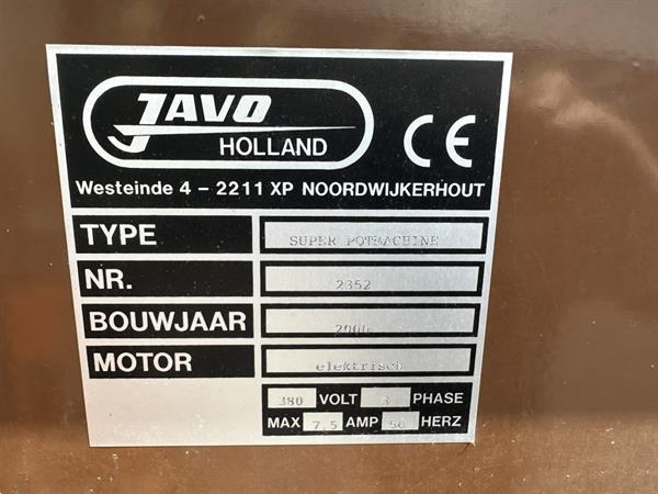 Grote foto javo super potmachine agrarisch tuinbouw