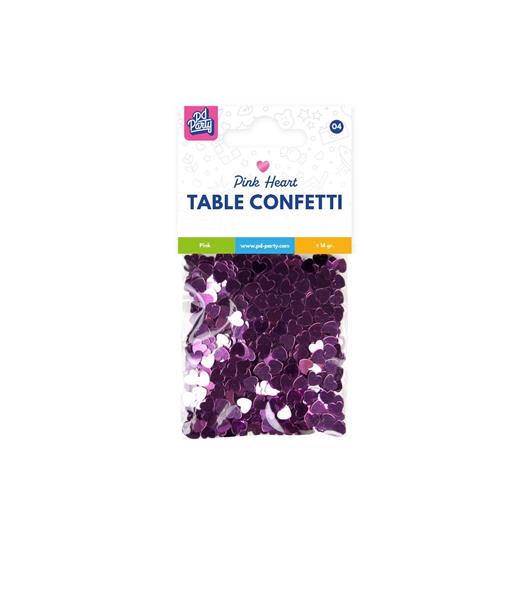 Grote foto table confetti pink heart verzamelen overige verzamelingen