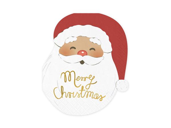 Grote foto santa claus napkins 13.5x16 cm mix verzamelen overige verzamelingen