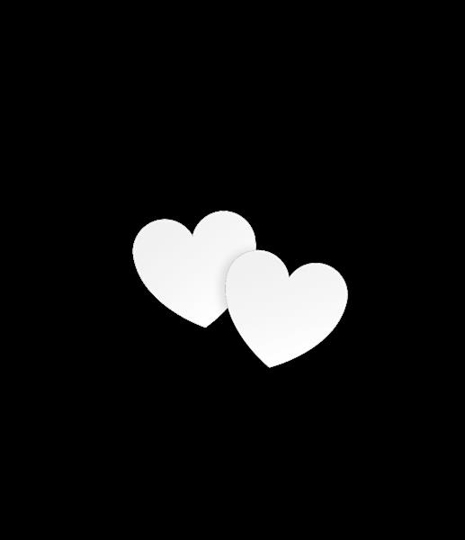 Grote foto table confetti white heart verzamelen overige verzamelingen