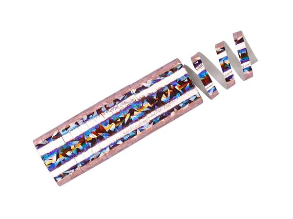 Grote foto holographic streamers light pink 3.8 m verzamelen overige verzamelingen