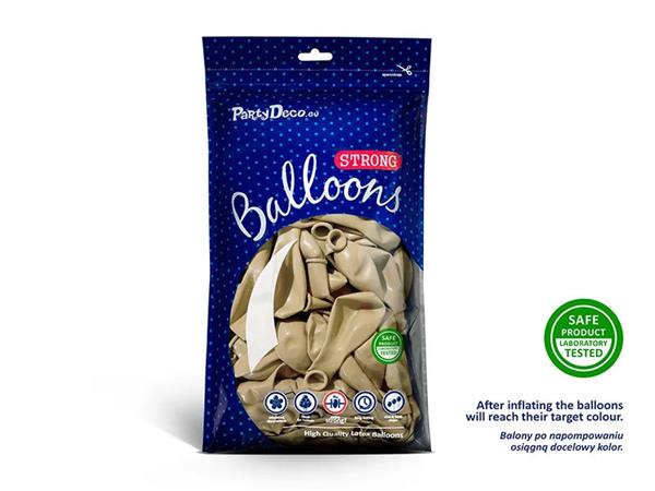 Grote foto strong balloons 27 cm metallic cold gold verzamelen overige verzamelingen