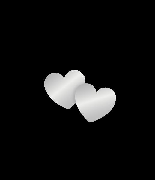 Grote foto table confetti silver heart verzamelen overige verzamelingen