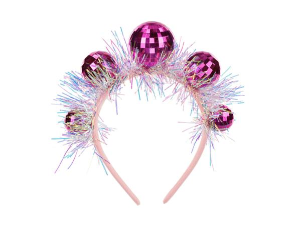 Grote foto disco ball headband 17.5x17.5 cm pink verzamelen overige verzamelingen