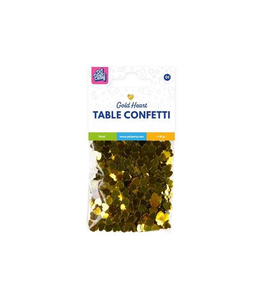 Grote foto table confetti gold heart verzamelen overige verzamelingen