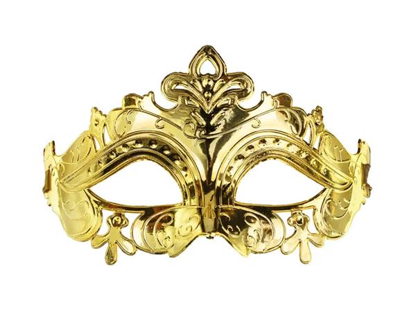 Grote foto carnival mask 17x9 cm gold verzamelen overige verzamelingen