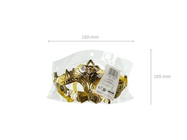 Grote foto carnival mask 17x9 cm gold verzamelen overige verzamelingen