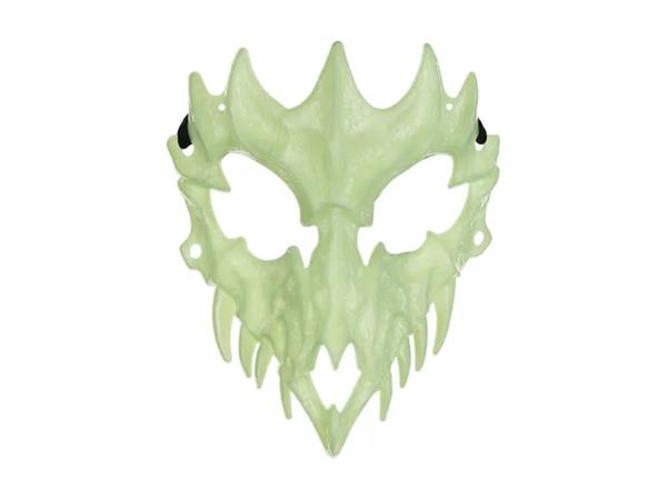 Grote foto glow in the dark skull mask 14.5x18cm mix verzamelen overige verzamelingen