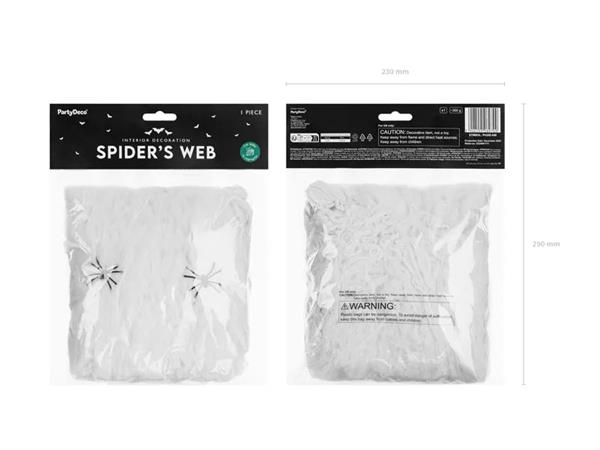 Grote foto spiderweb halloween white 200g verzamelen overige verzamelingen