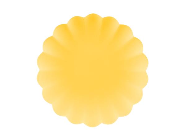 Grote foto plastic plates frill 22 x 22 cm yellow verzamelen overige verzamelingen