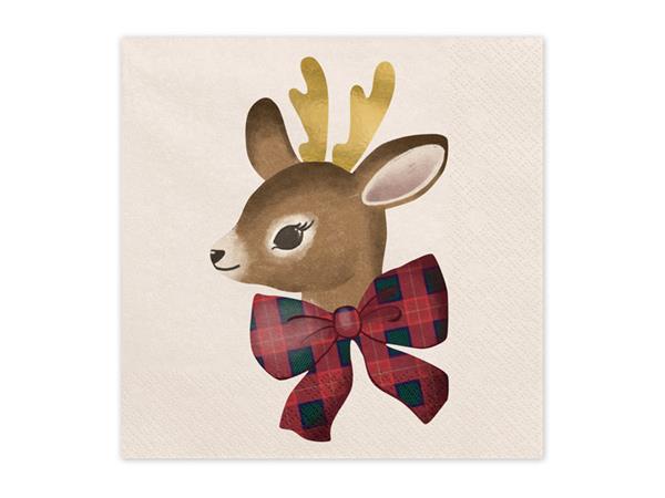 Grote foto deer napkins 33x33 cm mix verzamelen overige verzamelingen