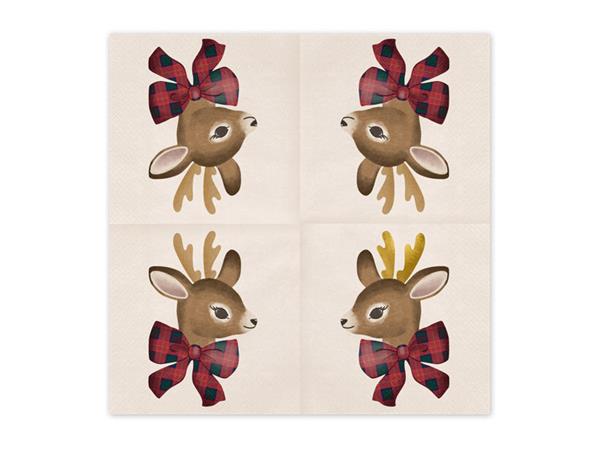 Grote foto deer napkins 33x33 cm mix verzamelen overige verzamelingen