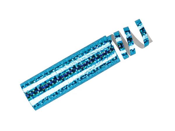 Grote foto holographic streamers light blue 3.8 m verzamelen overige verzamelingen