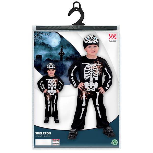Grote foto halloween kostuum zwart wit kind skelet verzamelen overige verzamelingen
