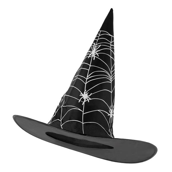 Grote foto halloween heksenhoed zwart wit spinnenweb verzamelen overige verzamelingen