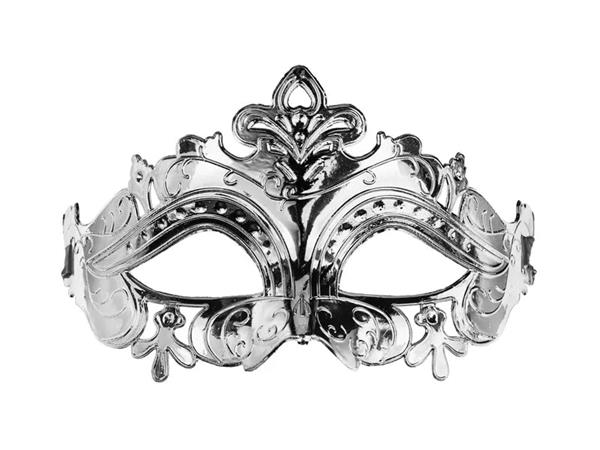 Grote foto carnival mask 17x9 cm silver verzamelen overige verzamelingen