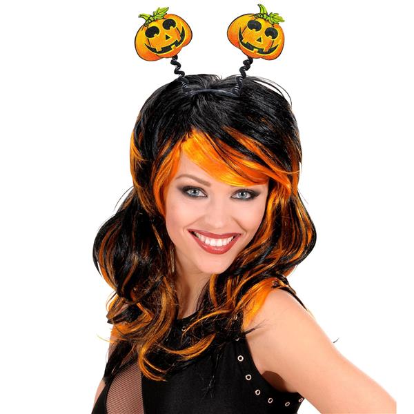 Grote foto halloween haarband groen oranje pompoenen verzamelen overige verzamelingen