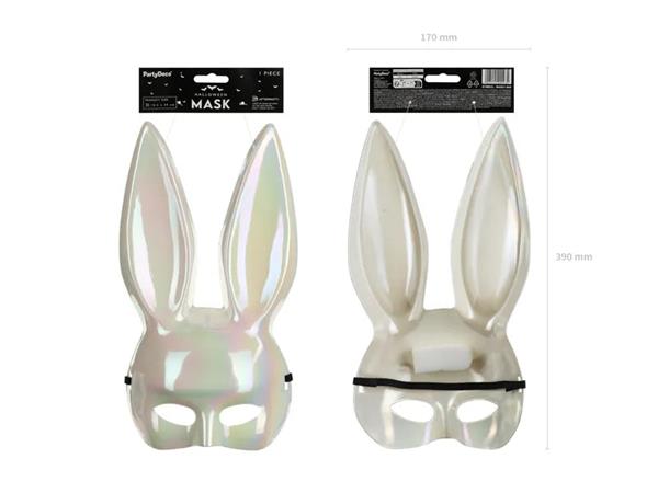Grote foto bunny mask 16.5x34cm white verzamelen overige verzamelingen