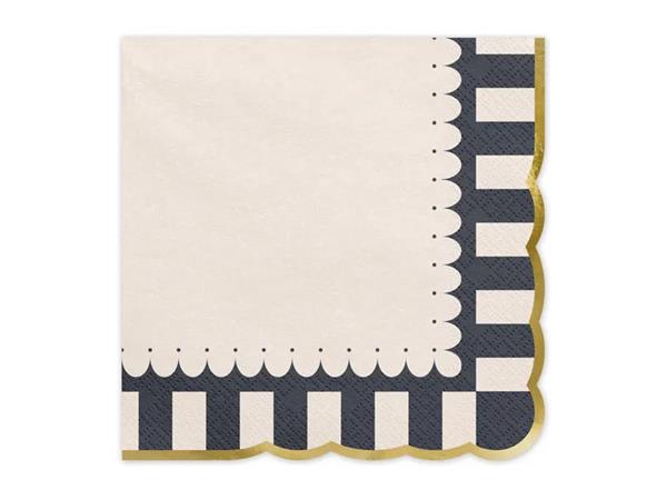 Grote foto napkins with gold edge 33x33 mix verzamelen overige verzamelingen