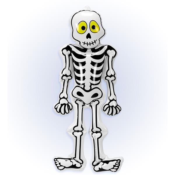 Grote foto halloween skelet opblaasbaar 56cm verzamelen overige verzamelingen