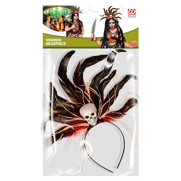 Grote foto halloween haarband voodoo doodshoofd verzamelen overige verzamelingen