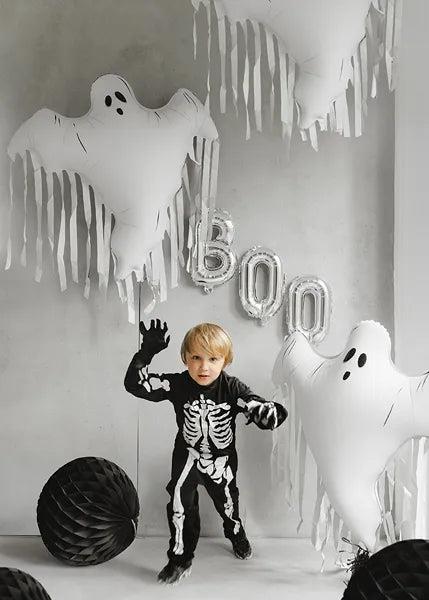 Grote foto foil balloon ghost with tassels 93x86 cm mix verzamelen overige verzamelingen