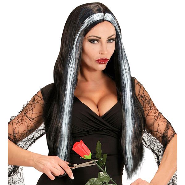 Grote foto halloween pruik mortisia verzamelen overige verzamelingen