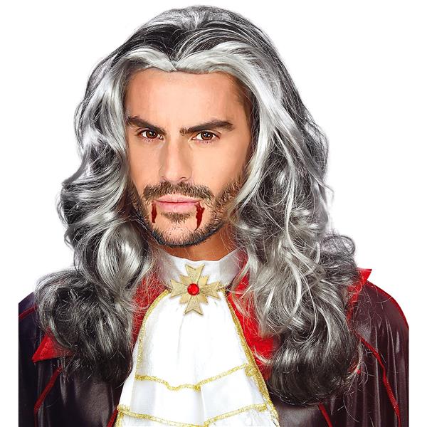 Grote foto halloween pruik grijs heren vampier lang verzamelen overige verzamelingen