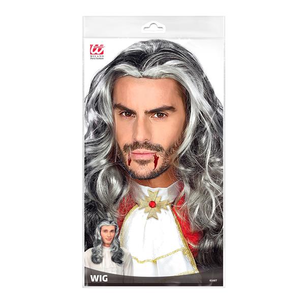 Grote foto halloween pruik grijs heren vampier lang verzamelen overige verzamelingen