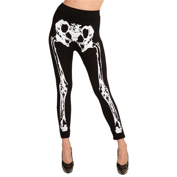 Grote foto halloween legging zwart wit skelet verzamelen overige verzamelingen