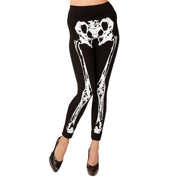 Grote foto halloween legging zwart wit skelet verzamelen overige verzamelingen