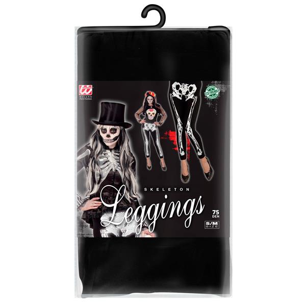 Grote foto halloween legging zwart wit skelet verzamelen overige verzamelingen