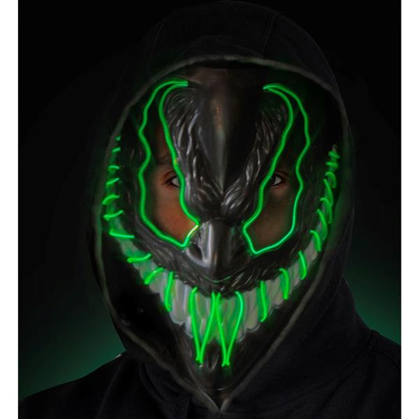 Grote foto halloween masker groen monster met licht verzamelen overige verzamelingen