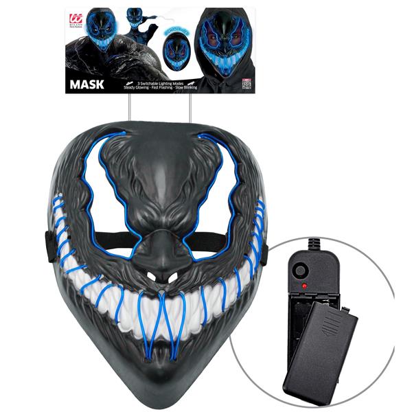 Grote foto halloween masker blauw monster met licht verzamelen overige verzamelingen