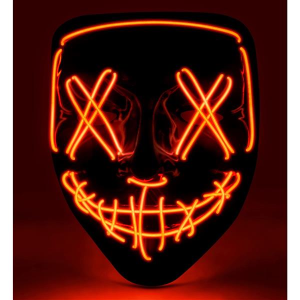 Grote foto halloween masker rood met licht verzamelen overige verzamelingen