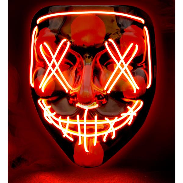 Grote foto halloween masker rood met licht verzamelen overige verzamelingen