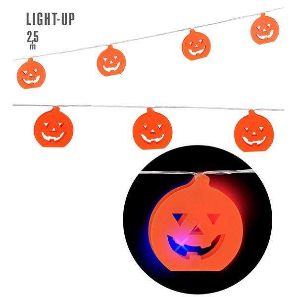 Grote foto halloween slinger pompoen 2 5m verzamelen overige verzamelingen