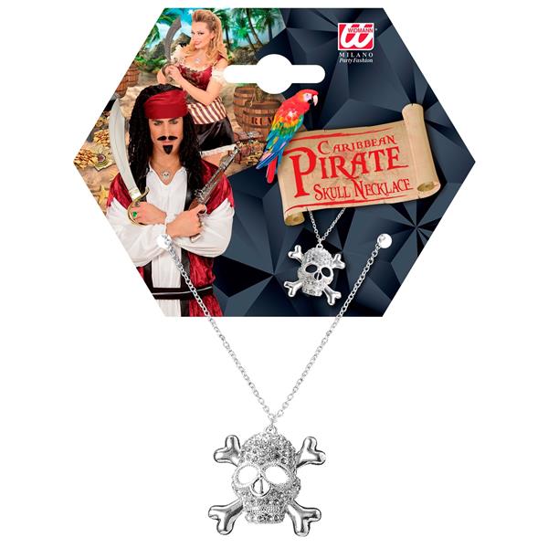 Grote foto halloween ketting schedel met diamanten verzamelen overige verzamelingen