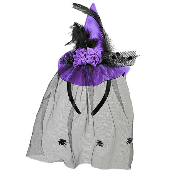 Grote foto halloween hoed paars heks mini verzamelen overige verzamelingen