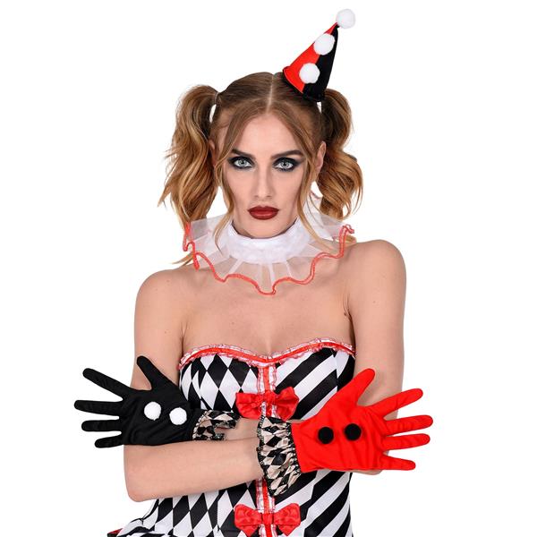 Grote foto halloween accessoireset zwart rood harlekijn verzamelen overige verzamelingen