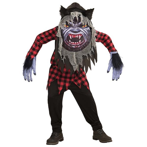 Grote foto halloween kostuum grijs weerwolf verzamelen overige verzamelingen
