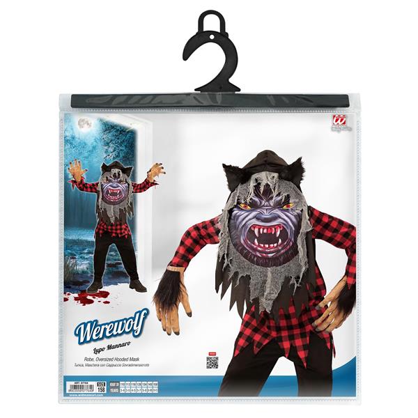 Grote foto halloween kostuum grijs weerwolf verzamelen overige verzamelingen